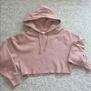 Cropped Champion Reverse Weave Hoodie